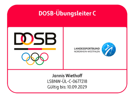 DOSB Übungsleiter-C Lizenz
